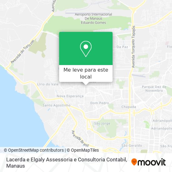 Lacerda e Elgaly Assessoria e Consultoria Contabil mapa