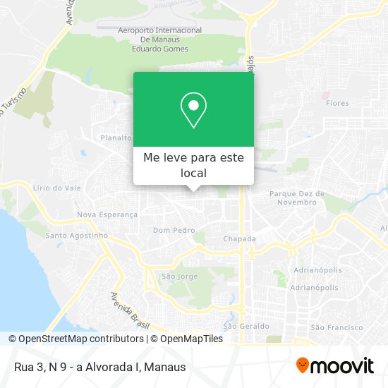 Rua 3, N 9 - a Alvorada I mapa