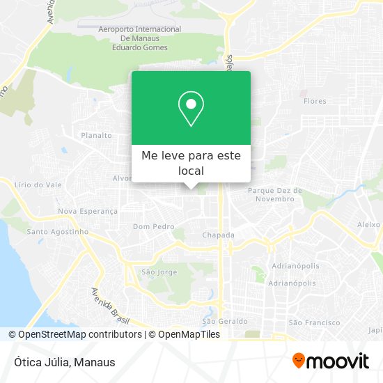 Ótica Júlia mapa