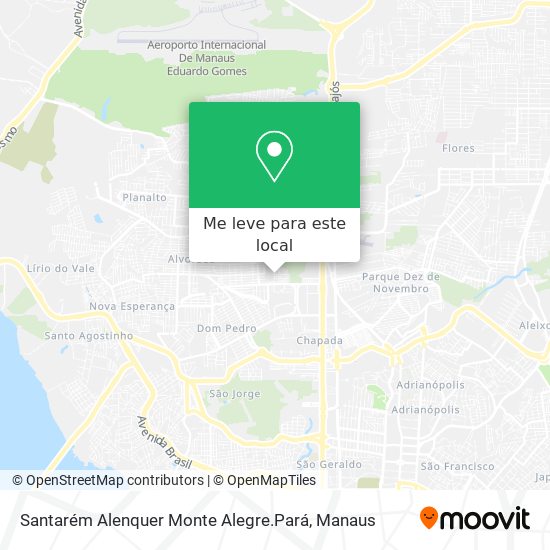 Santarém Alenquer Monte Alegre.Pará mapa