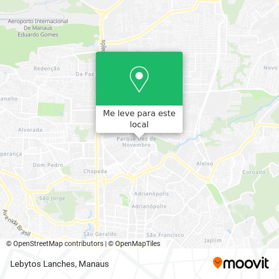 Lebytos Lanches mapa