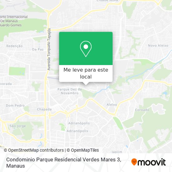 Condominio Parque Residencial Verdes Mares 3 mapa