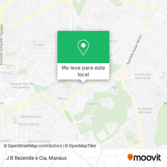 J B Rezende e Cia mapa