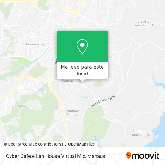 Cyber Cafe e Lan House Virtual Mix mapa