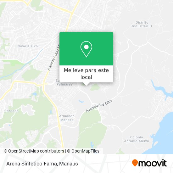Arena Sintético Fama mapa