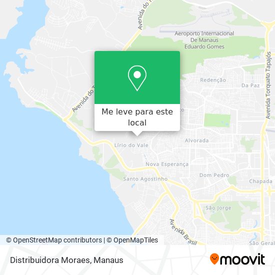 Distribuidora Moraes mapa