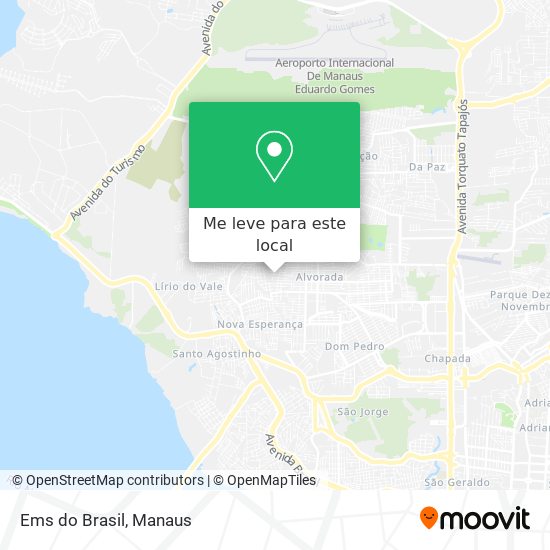 Ems do Brasil mapa