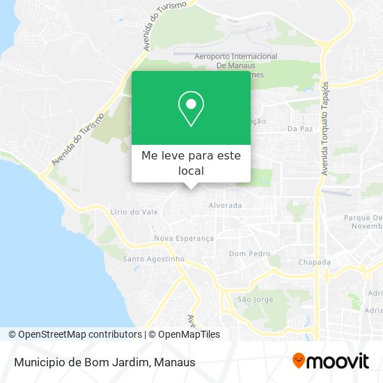 Municipio de Bom Jardim mapa
