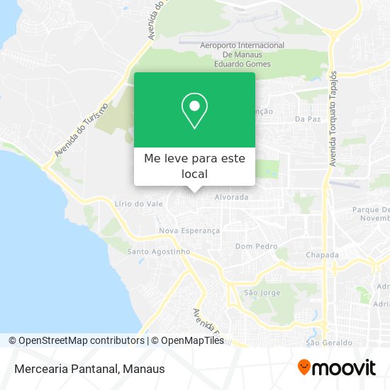 Mercearia Pantanal mapa