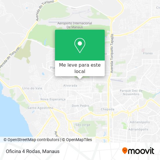 Oficina 4 Rodas mapa