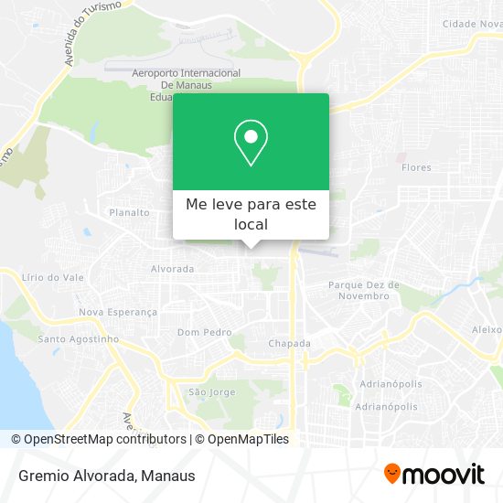 Gremio Alvorada mapa