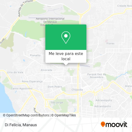Di Felícia mapa