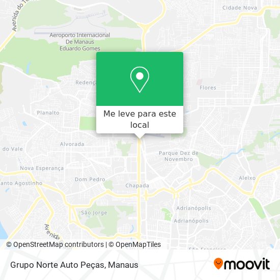 Grupo Norte Auto Peças mapa