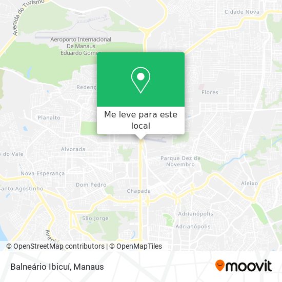 Balneário Ibicuí mapa