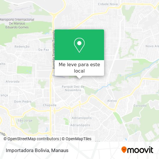 Importadora Bolivia mapa