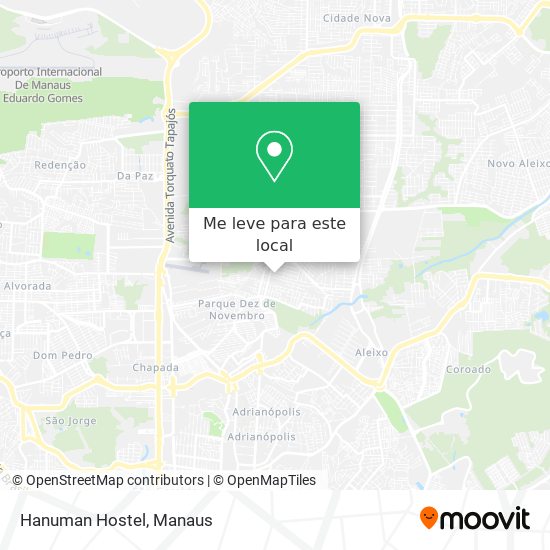 Hanuman Hostel mapa