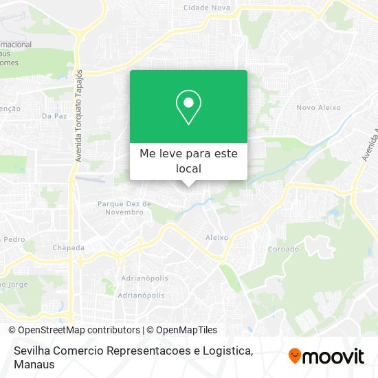 Sevilha Comercio Representacoes e Logistica mapa