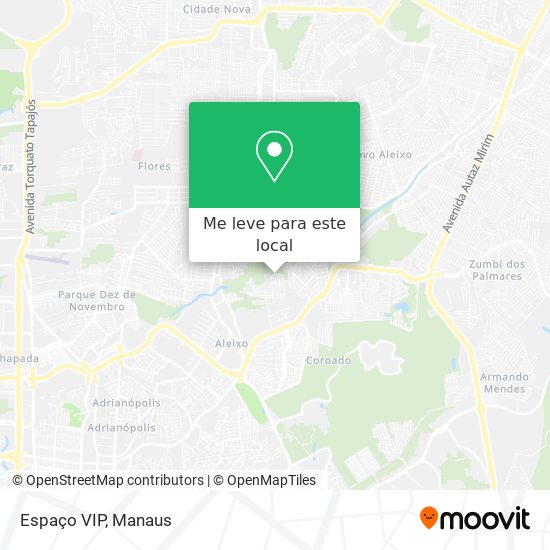 Espaço VIP mapa