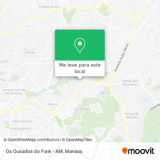 Os Ousados do Funk - AM mapa