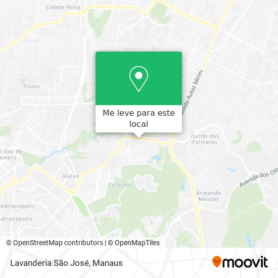Lavanderia São José mapa