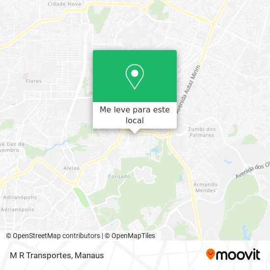 M R Transportes mapa