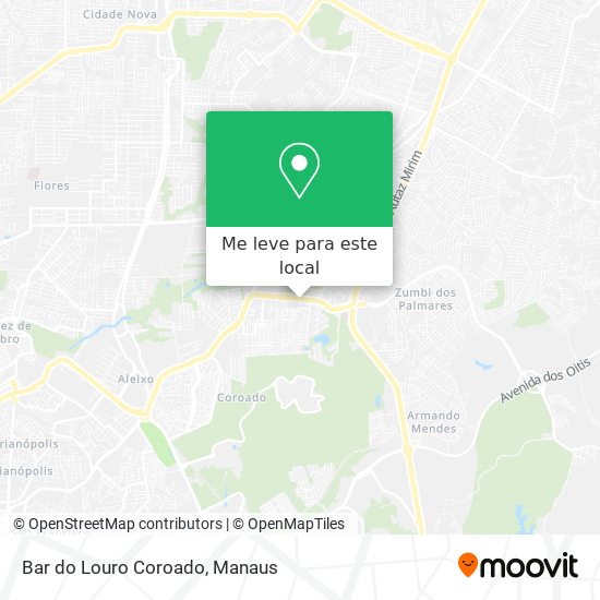 Bar do Louro Coroado mapa