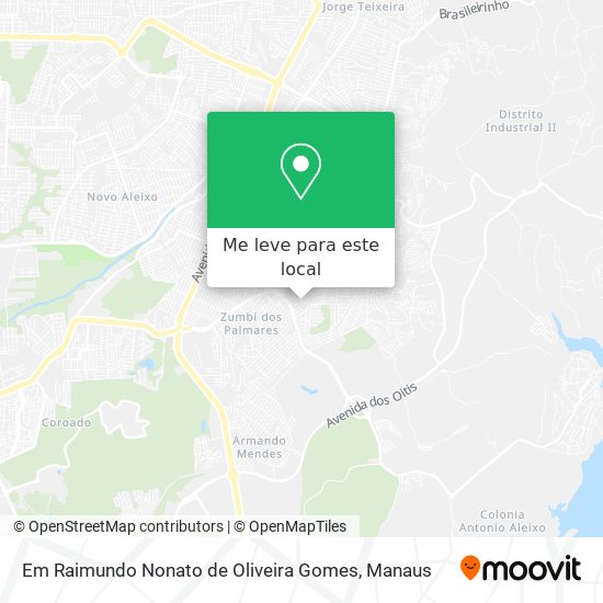 Em Raimundo Nonato de Oliveira Gomes mapa