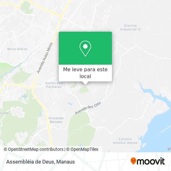 Assembléia de Deus mapa