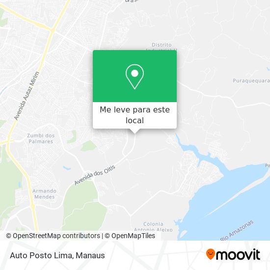 Auto Posto Lima mapa