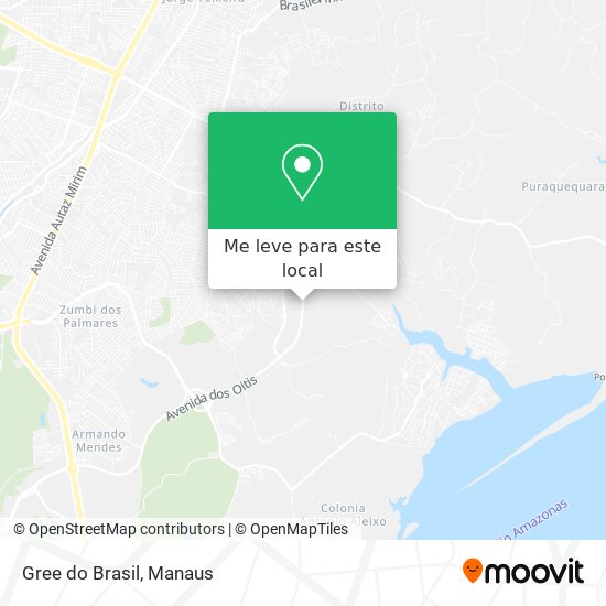 Gree do Brasil mapa