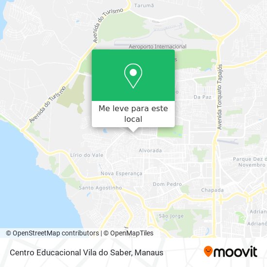 Centro Educacional Vila do Saber mapa