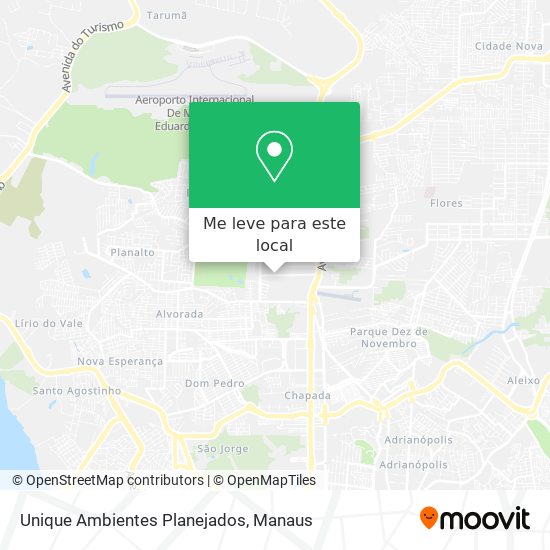 Unique Ambientes Planejados mapa