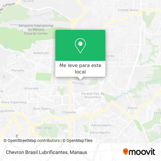 Chevron Brasil Lubrificantes mapa