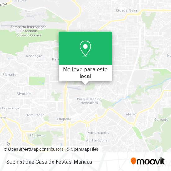 Sophistiqué Casa de Festas mapa