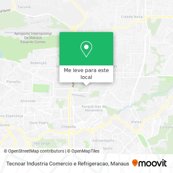 Tecnoar Industria Comercio e Refrigeracao mapa