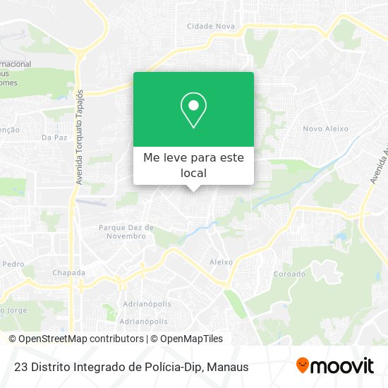 23 Distrito Integrado de Polícia-Dip mapa
