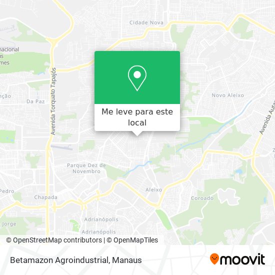 Betamazon Agroindustrial mapa