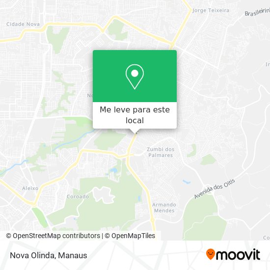 Nova Olinda mapa