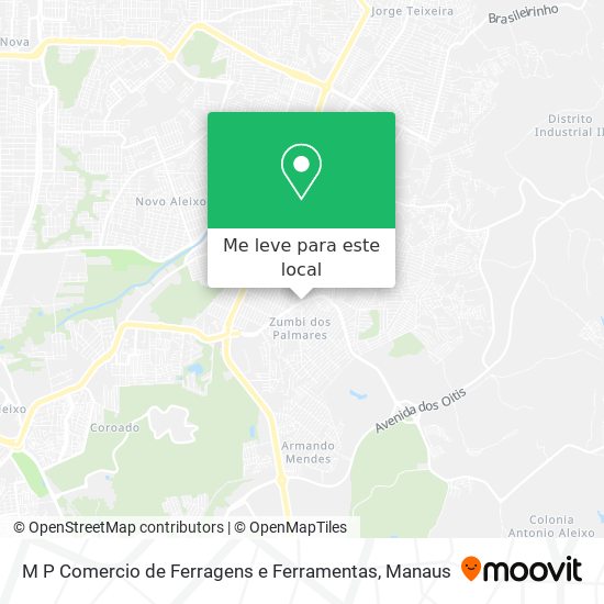 M P Comercio de Ferragens e Ferramentas mapa