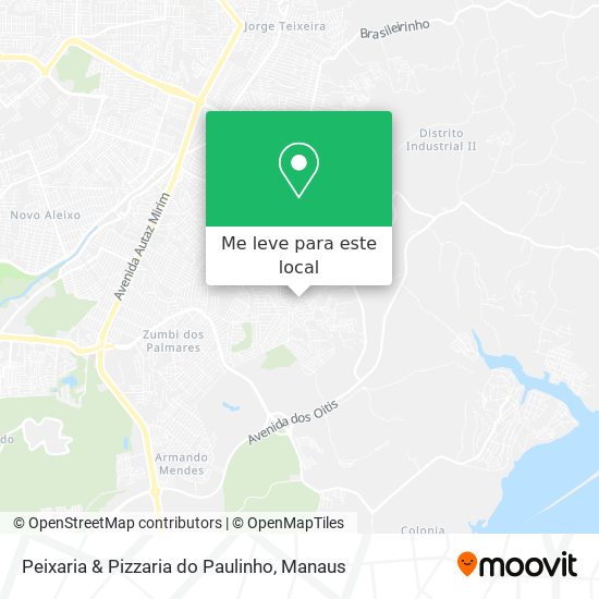 Peixaria & Pizzaria do Paulinho mapa