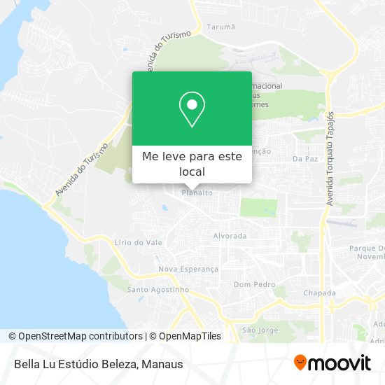 Bella Lu Estúdio Beleza mapa