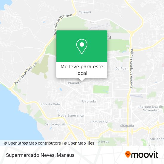 Supermercado Neves mapa