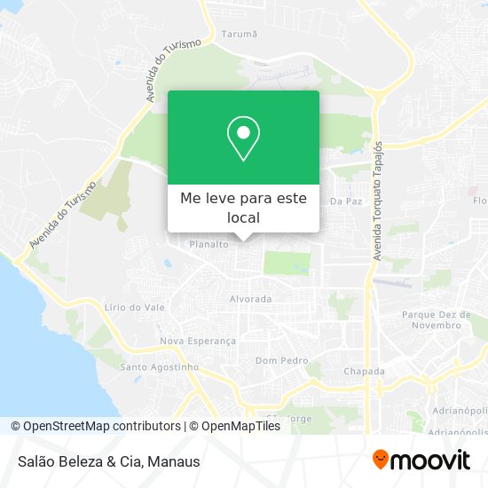 Salão Beleza & Cia mapa
