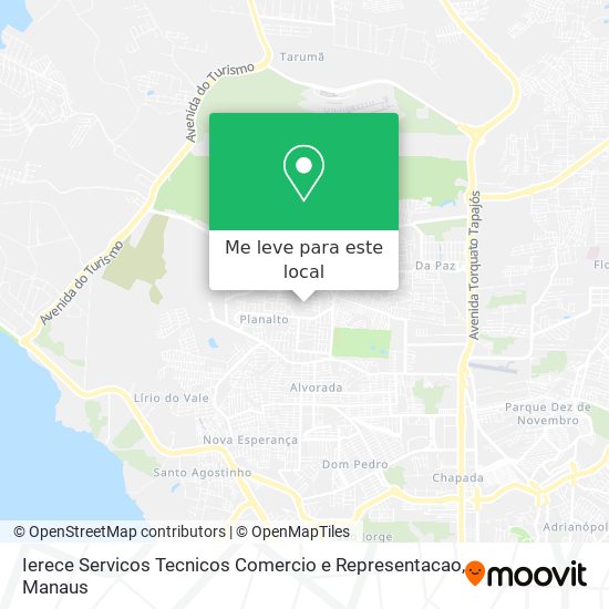 Ierece Servicos Tecnicos Comercio e Representacao mapa