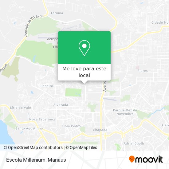 Escola Millenium mapa