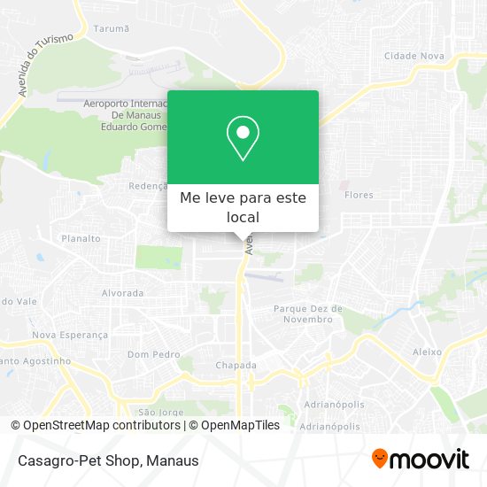 Casagro-Pet Shop mapa
