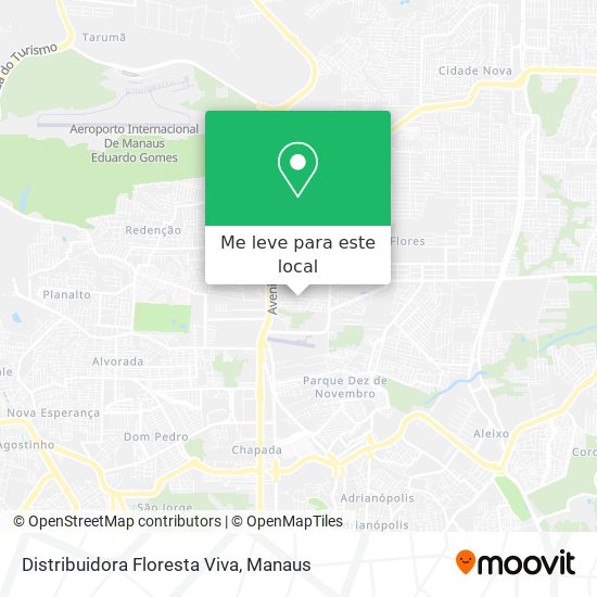 Distribuidora Floresta Viva mapa
