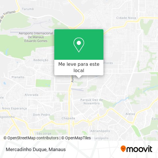 Mercadinho Duque mapa