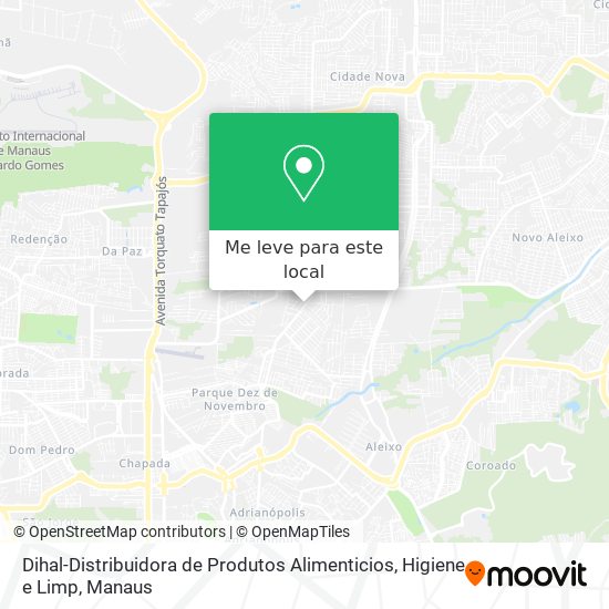 Dihal-Distribuidora de Produtos Alimenticios, Higiene e Limp mapa