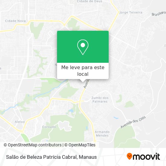 Salão de Beleza Patrícia Cabral mapa